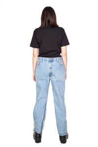 DOUBLE FRONT ZIPPER SEAM JEANS